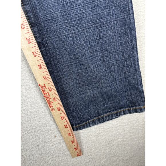 Lucky Brand Jeans Womens 8/28 28x33 Blue Easy Rider Dungarees Made in USA Denim - Picture 8 of 15